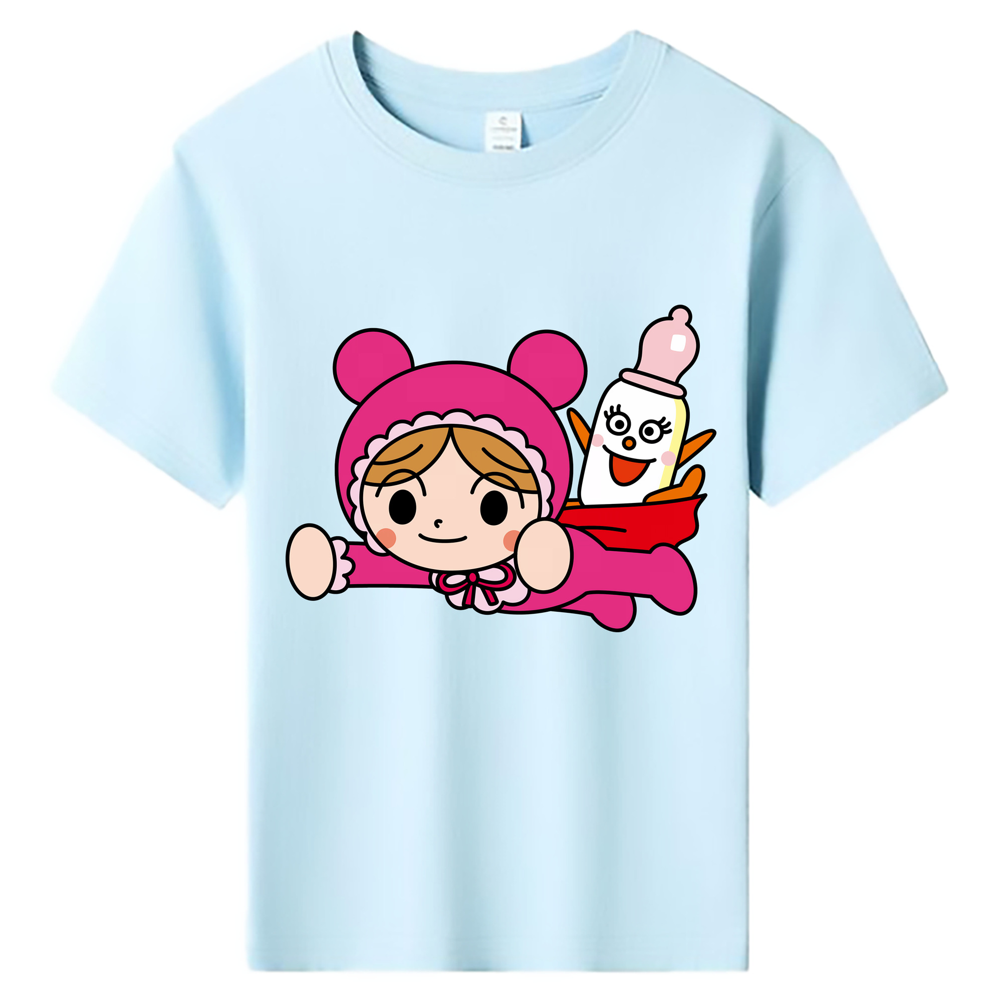 （画像用） アンパンマン Anpanman 綿100％キッズTシャツ（フロントプリント）